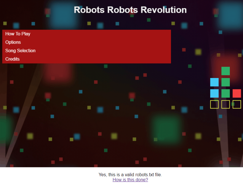 A game about robots in robots.txt