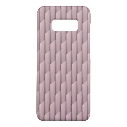 Light Shades of Purple Geometric Abstract Stripes Case-Mate Samsung Galaxy S8 Case