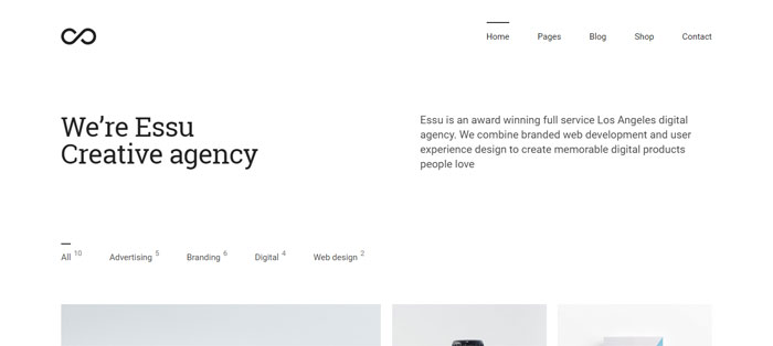 Essu Architecture WordPress Themes To Design An Architect's Website