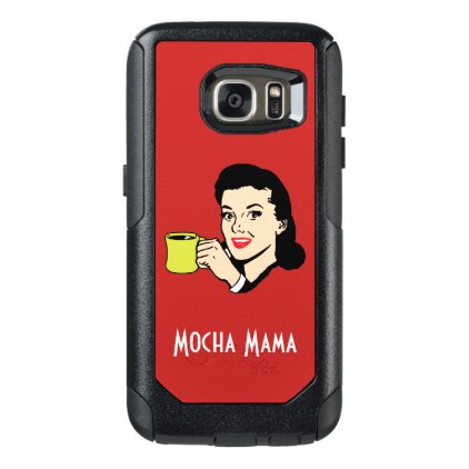 Mocha Mama Fun Vintage Red OtterBox Samsung Galaxy S7 Case