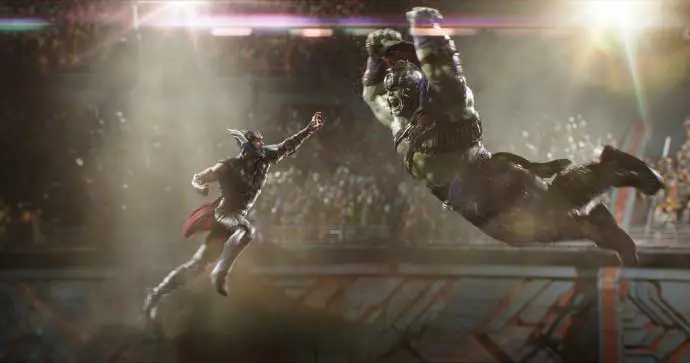 Thor: Ragnarok - Thor y Hulk