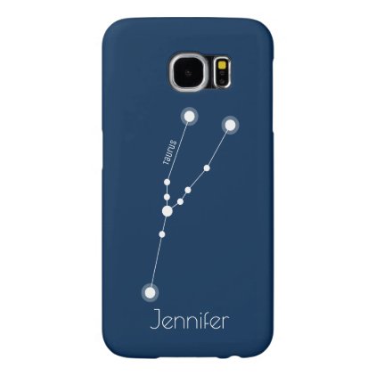 Personalized Taurus Zodiac Constellation Samsung Galaxy S6 Case