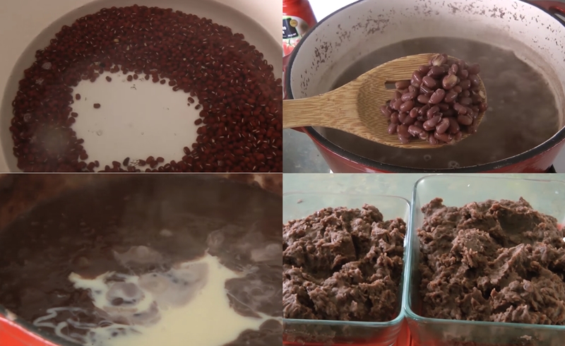 How to Make Red Bean Paste-food and recipes