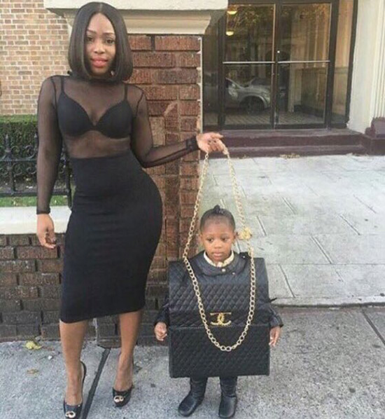 "Mommy, can I be a princess?" "You're gonna be this purse and shut the hell up."