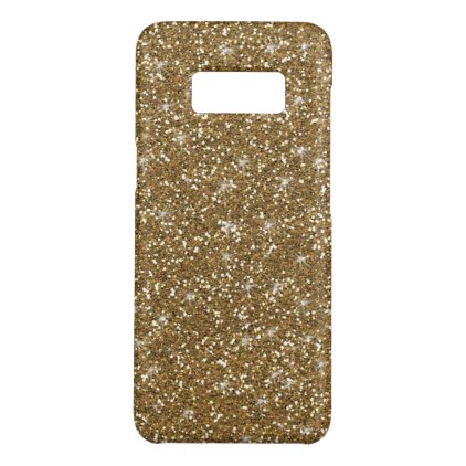 Gold Glitter Printed Case-Mate Samsung Galaxy S8 Case