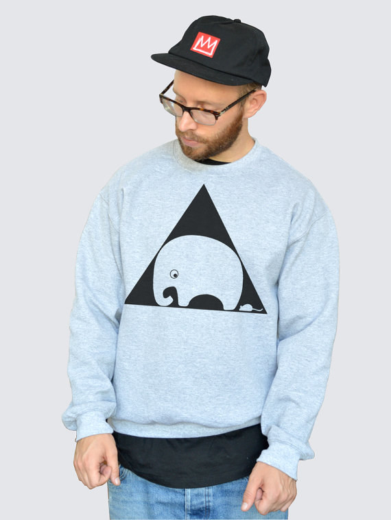 This graphic sweatshirt.