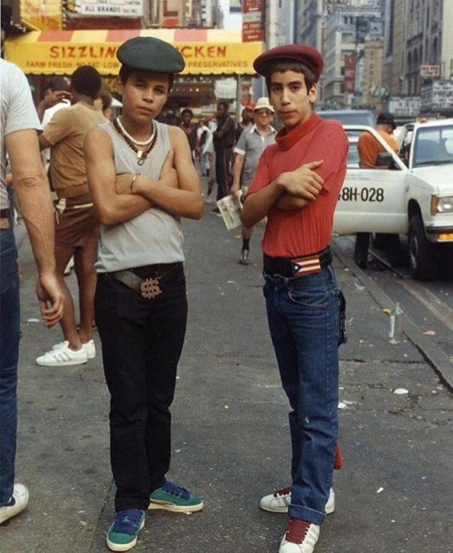 The hip-hop scene in Brooklyn, New York. Circa 1980s