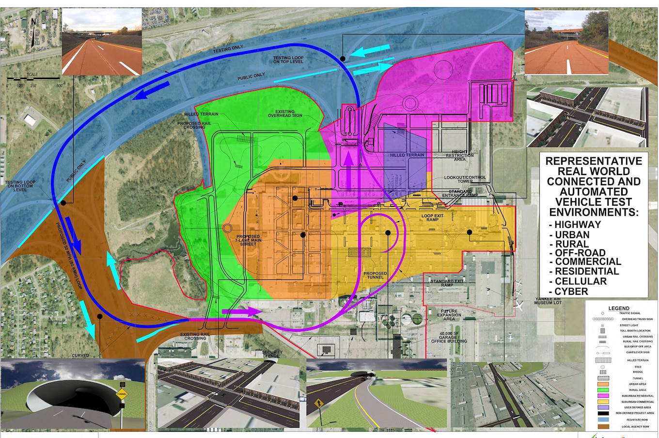 American Center for Mobility draft site layout