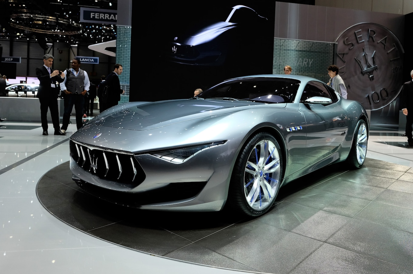 Maserati-Alfieri-Concept-show-floor-front-side-view