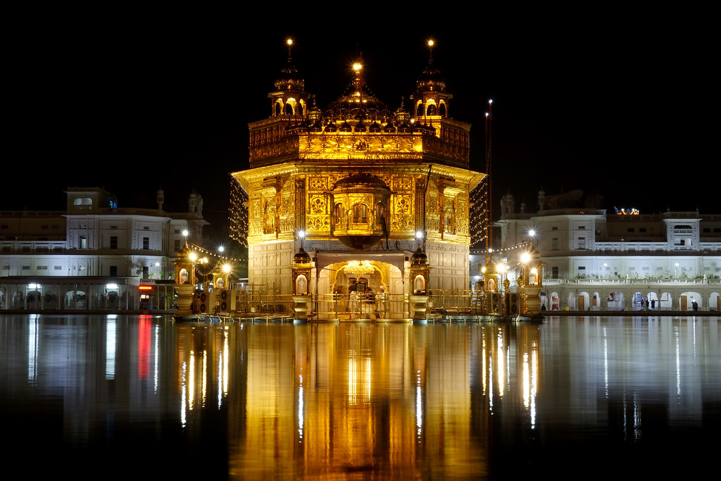 Harmandir Sahib (Golden Temple) at night