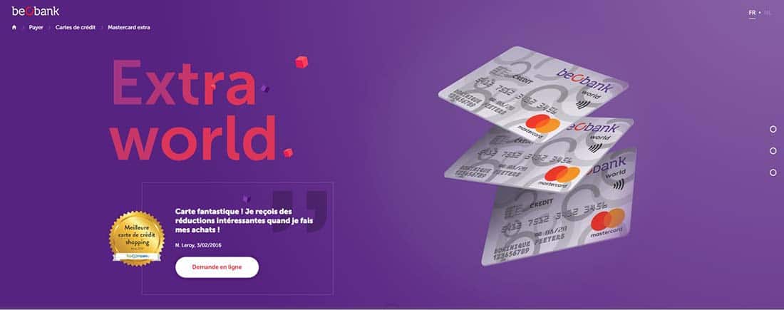 Mastercard World Single Page Website