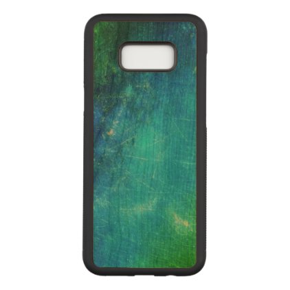 Green Blue Abstract Carved Samsung Galaxy S8+ Case