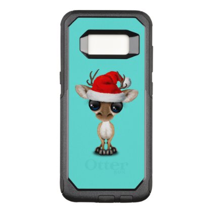 Baby Deer Wearing a Santa Hat OtterBox Commuter Samsung Galaxy S8 Case