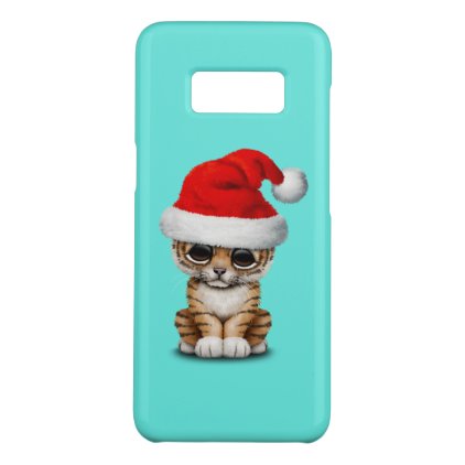 Cute Tiger Cub Wearing a Santa Hat Case-Mate Samsung Galaxy S8 Case