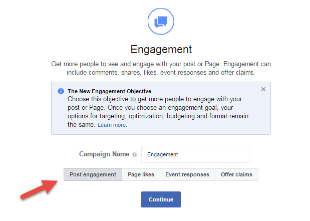 Facebook Engagement Ads
