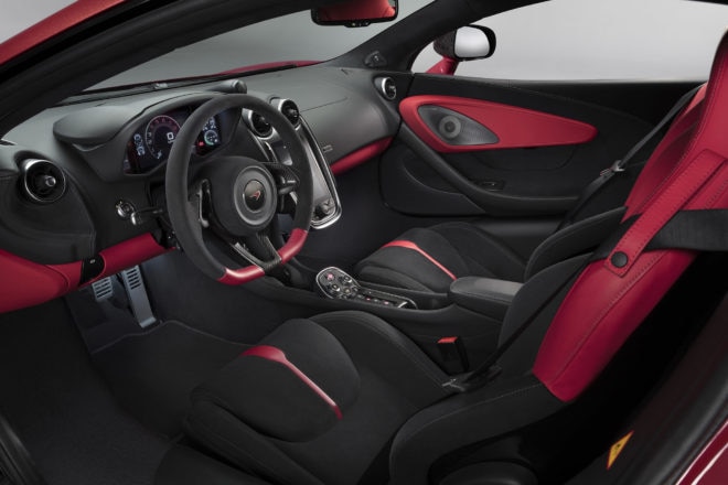 McLaren 570S Special Design Editions Vermillion Red interior