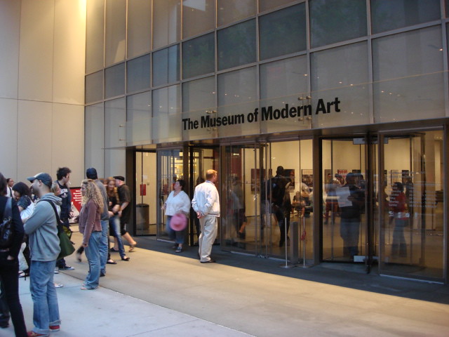 MoMA entrance (53rd St - New York)