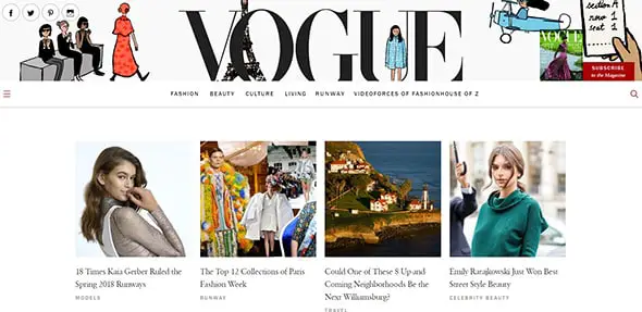 Vogue Luxury Websites