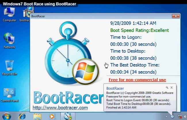 برنامج BootRacer 6.50.0.450 لتقيم