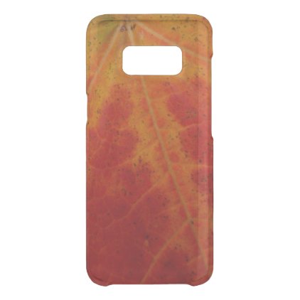 Red Maple Leaf Abstract Autumn Nature Photography Uncommon Samsung Galaxy S8 Case
