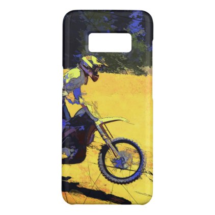 Riding Hard! - Motocross Racer Case-Mate Samsung Galaxy S8 Case