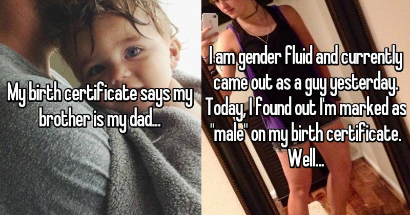 People Share the WTF Things They Learned From Their Birth Certificate
