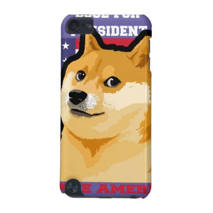 Doge president - doge-shibe-doge dog-cute doge iPod touch 5G cover