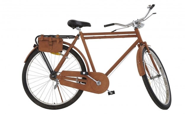 Here, have a leather bicycle.