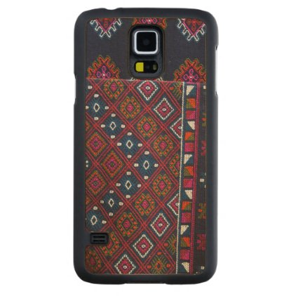 Bhutanese Rugs Carved Maple Galaxy S5 Slim Case