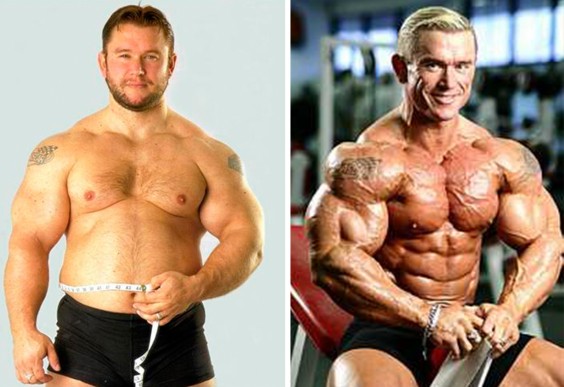 Lee Priest Before/After