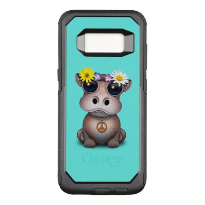Cute Baby Hippo Hippie OtterBox Commuter Samsung Galaxy S8 Case