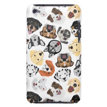 Illustration Pattern Dogs iPod Case-Mate Case