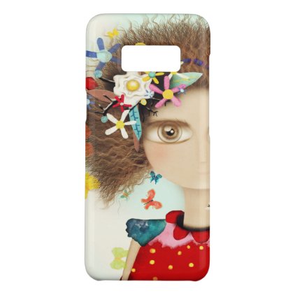 AFRO HAIR RUPYDETEQUILA DOLL HUGE EYES FLORAL Case-Mate SAMSUNG GALAXY S8 CASE