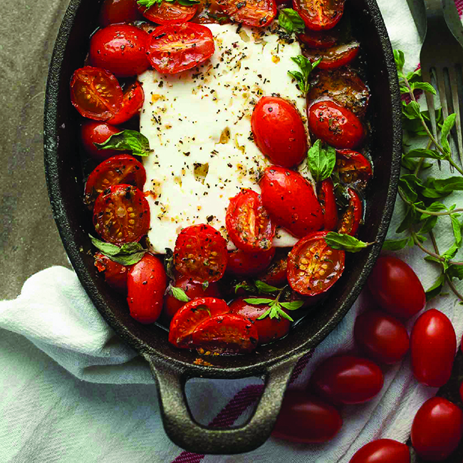 Baked Tomato and Feta Recipe