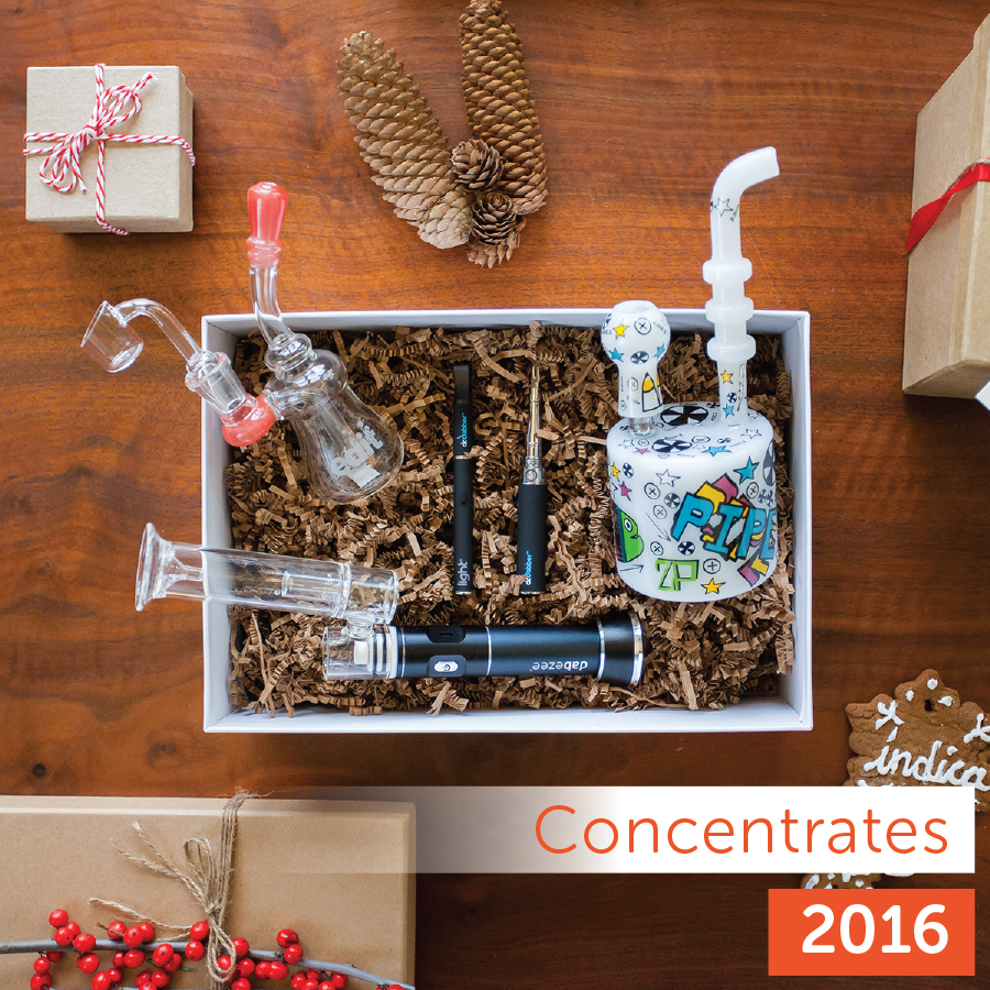 Leafly 2016 Holiday Gift Guide: concentrate product collection