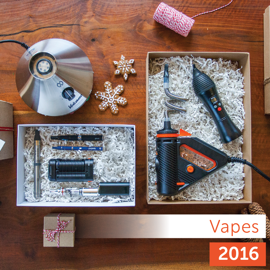 Leafly 2016 Holiday Gift Guide: vaporizer product collection