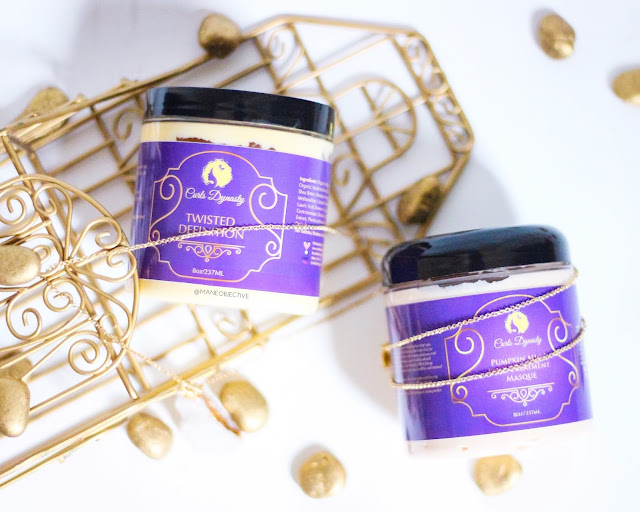 Review: Curls Dynasty Pumpkin Mint Deep Treatment Masque and Twisted Definition