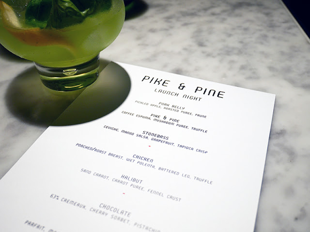 New menu launch night at Pike & Pine Brighton