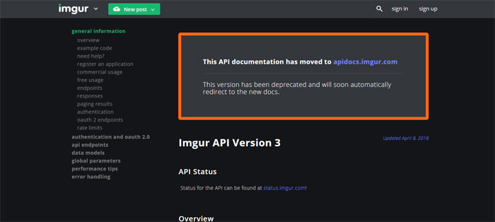 Imgur Social Media APIs That You Can Use