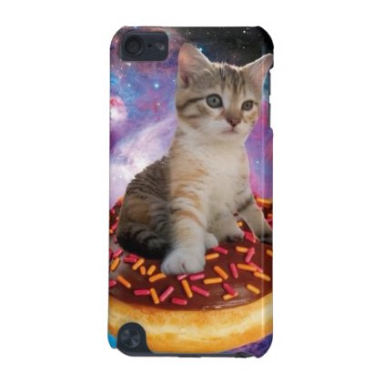 Donut cat-cat space-kitty-cute cats-pet-feline iPod touch (5th generation) case