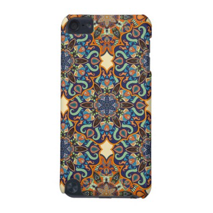 Colorful abstract ethnic floral mandala pattern de iPod touch (5th generation) case