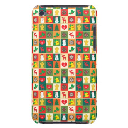 Great Christmas Pattern Barely There iPod Case