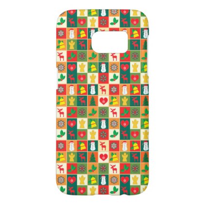 Great Christmas Pattern Samsung Galaxy S7 Case