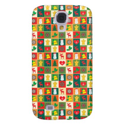 Great Christmas Pattern Galaxy S4 Cover
