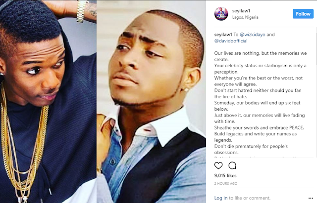 Seyi Law pens open letter to Wizkid and Davido
