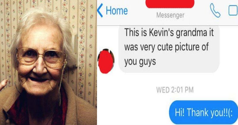 Texting conversation between a grandma and her grandson's girlfriend escalates quickly with eccentric text.
