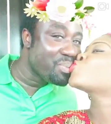 Love in Uromi! Mercy Johnson and husband share kiss in new video
