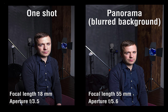 one shot vs panoramas