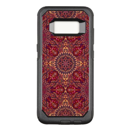 Colorful abstract ethnic floral mandala pattern de OtterBox commuter samsung galaxy s8 case