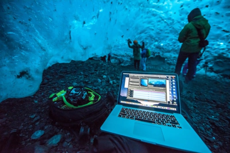 laptop-in-cave